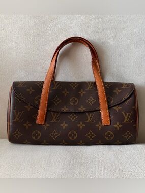 Louis Vuitton Brown Monogram Sonatine Canvas Bag